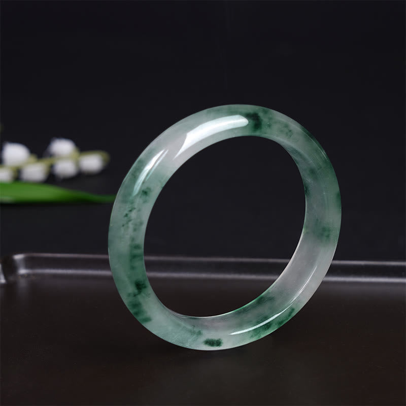 Bransoletka z Buddha Stones Naturalny Jade Pływający Kwiat Szczęścia - image 1