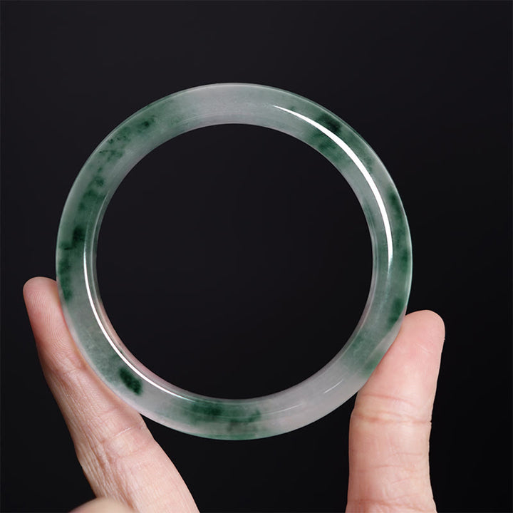 Bransoletka z Buddha Stones Naturalny Jade Pływający Kwiat Szczęścia