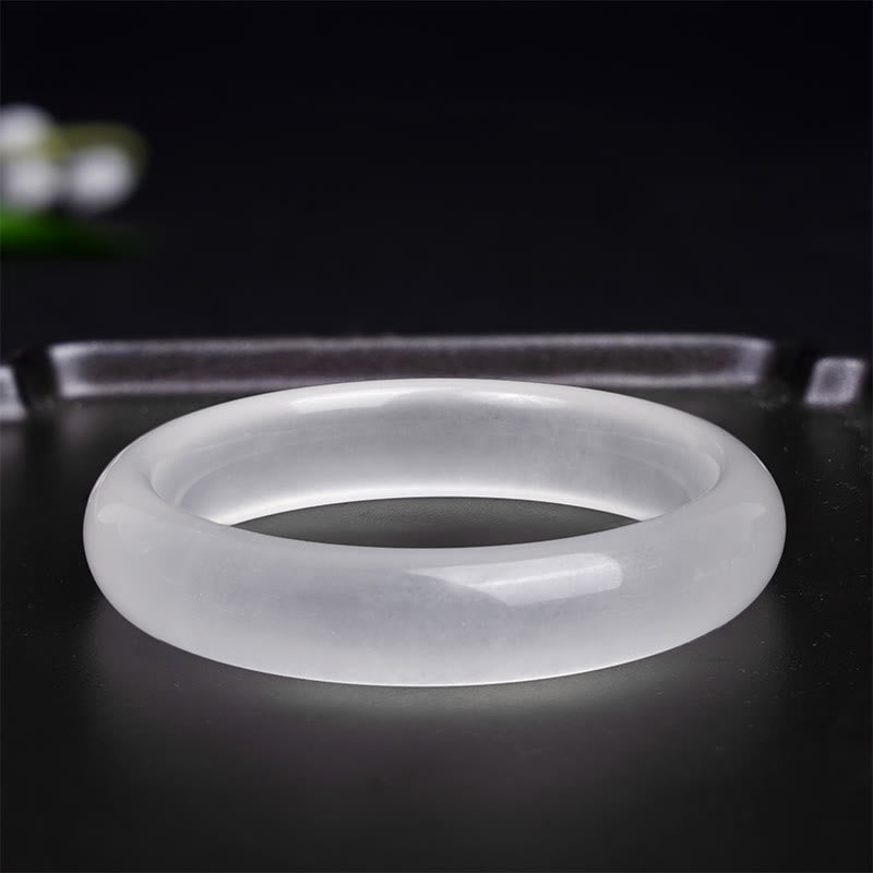 Buddha Stones Naturalny Złoty Jedwabny Jadeit Bransoletka Bogactwo Szczęście Bangle