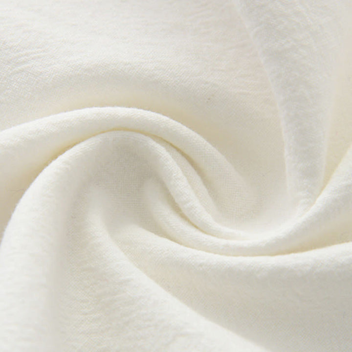 Buddha Stones Chiński Żaba-Guzik Tang Suit Męska Koszula Z Krótkim Rękawem Bawełna Lniana Odzież Z Kieszeniami - image 5