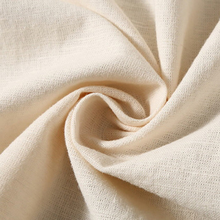 Koszula męska z krótkim rękawem i bawełną z lnu Buddha Stones Summer Button Down - image 14