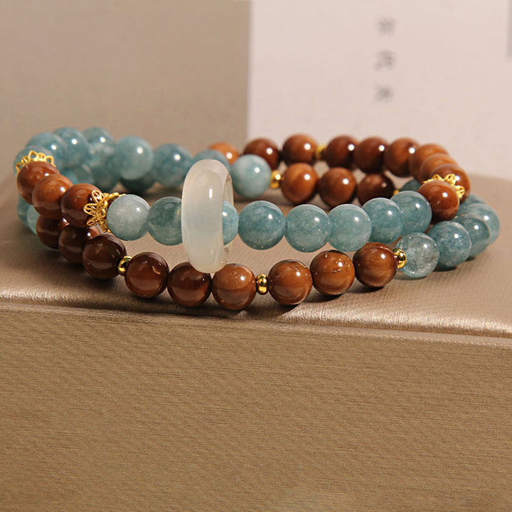 Bransoletka z jadeitu i Buddha Stones Kuka Seed Wealth Luck