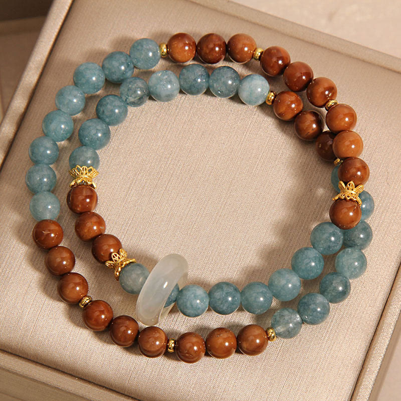 Bransoletka z jadeitu i Buddha Stones Kuka Seed Wealth Luck