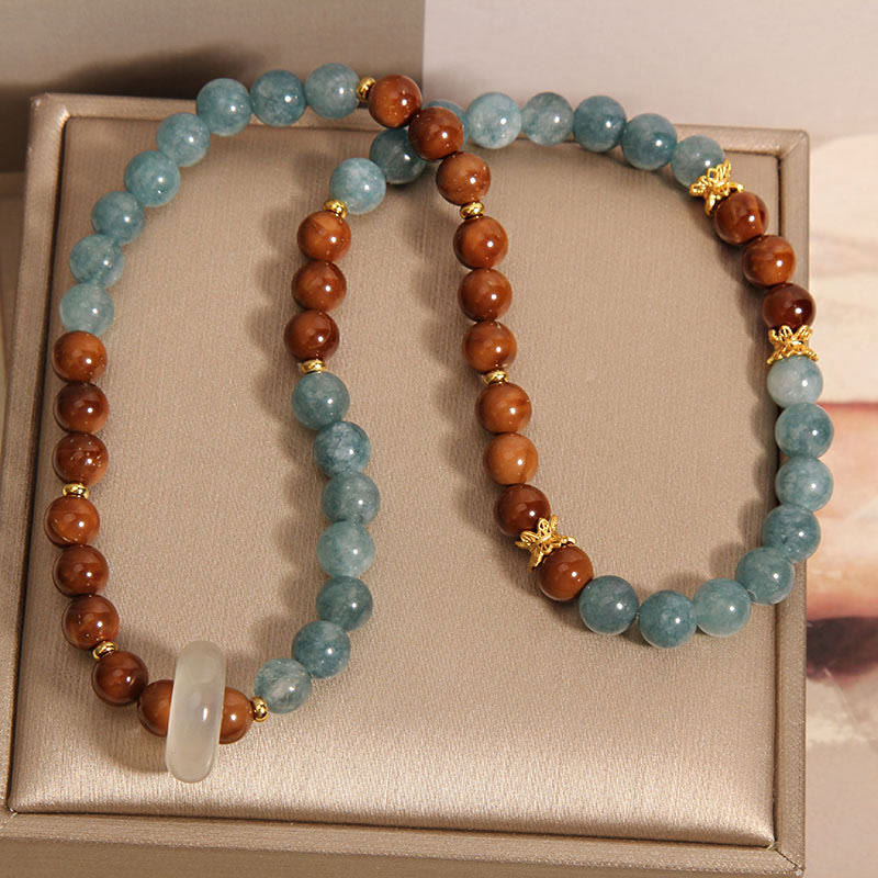Bransoletka z jadeitu i Buddha Stones Kuka Seed Wealth Luck