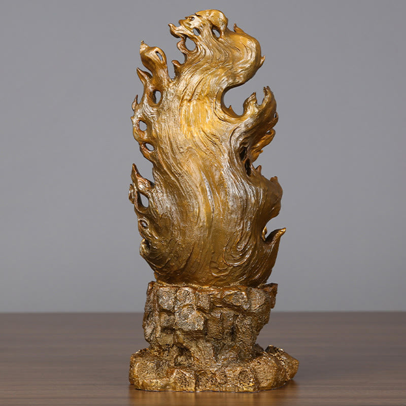 Buddha Stones Acalanatha Figurka Buddy Spokój Miedziana Statua Domowa Oferta Dekoracja - image 2