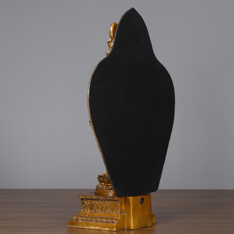 Buddha Stones ręcznie robione tysiącramienna Awalokiteśwara Kwan Yin bogactwo mosiądz miedź statua dekoracja - image 4