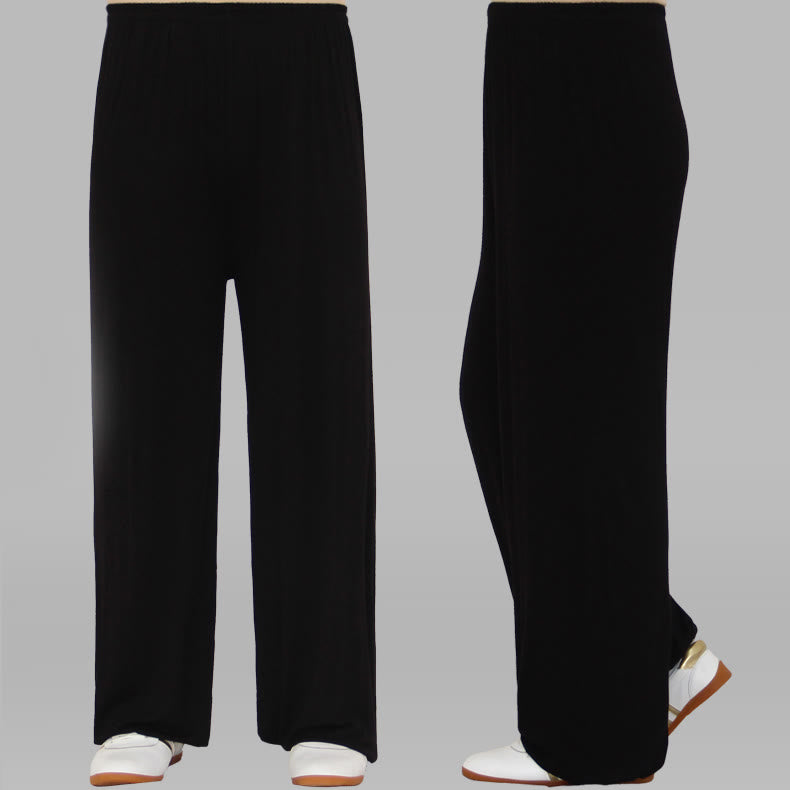 Buddha Stones Letnie Elastyczne Spodnie Tai Chi Qigong Praktyka Modal Unisex