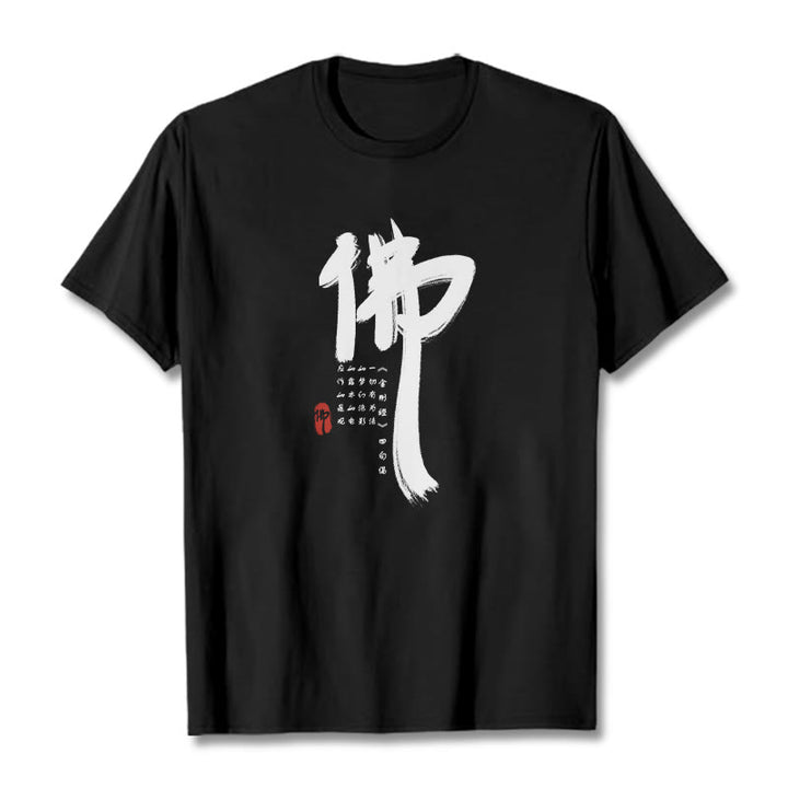 Koszulka z nadrukiem Buddha Stones Buddy - Czarny - 2XL - image 4