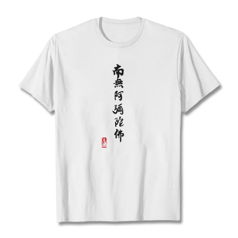 Koszulka Buddha Stones Nan Wu E Mi Tuo Fo - Biały - 2XL - image 7