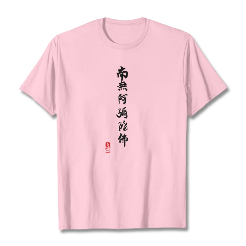 Koszulka Buddha Stones Nan Wu E Mi Tuo Fo - Jasnoróżowy - 2XL - image 11