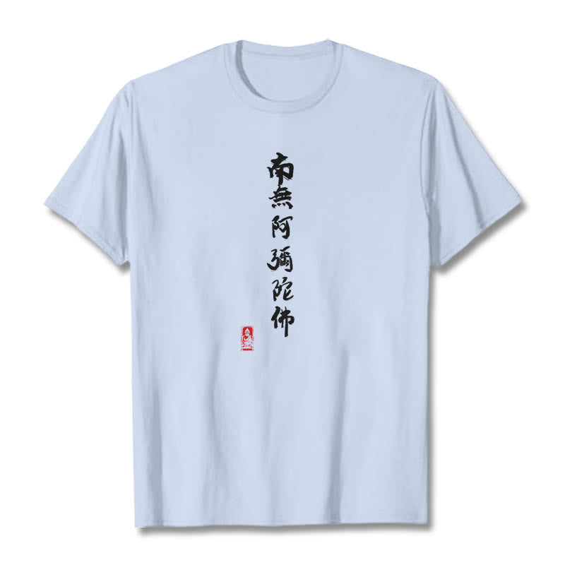 Koszulka Buddha Stones Nan Wu E Mi Tuo Fo - Jasnoniebieski - 2XL - image 10