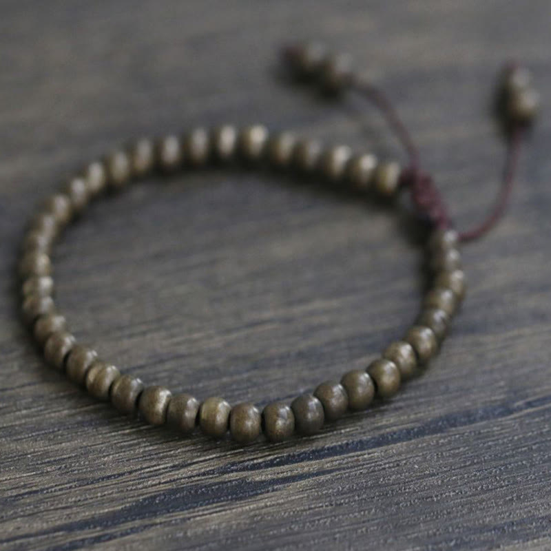 Buddha Stones Mosiądz Koraliki Równowaga Bogactwo Prosta Bransoletka