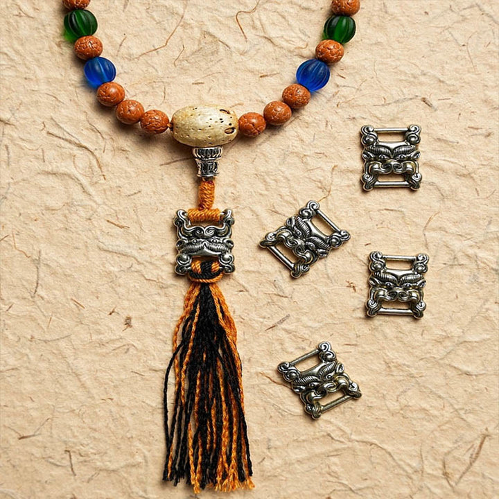 Buddha Stones Tybet Bodhi Nasiona 108 Mala Koraliki Mądrość Pokój Bransoletka Naszyjnik