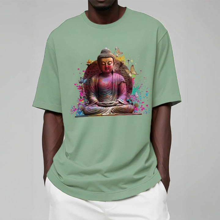 Koszulka Buddha Stones Motyl Medytacja Budda T-shirt - image 15