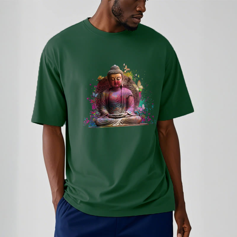 Koszulka Buddha Stones Motyl Medytacja Budda T-shirt - image 11