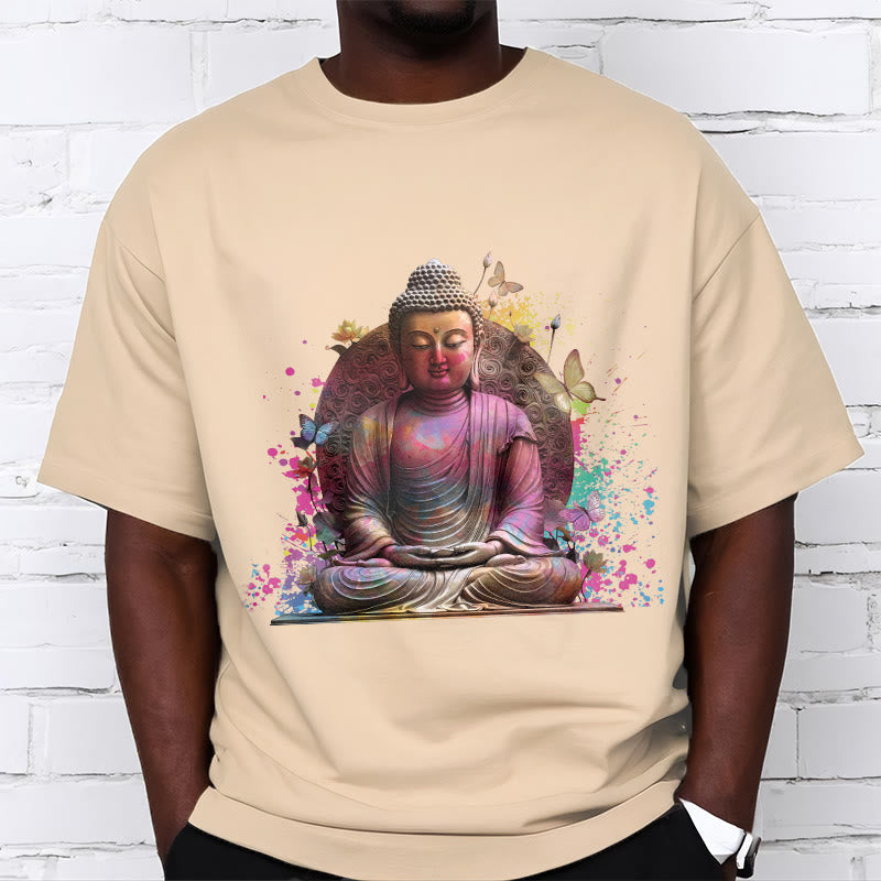 Koszulka Buddha Stones Motyl Medytacja Budda T-shirt - image 2
