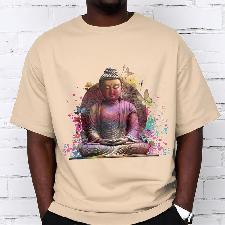 Koszulka Buddha Stones Motyl Medytacja Budda T-shirt - image 2