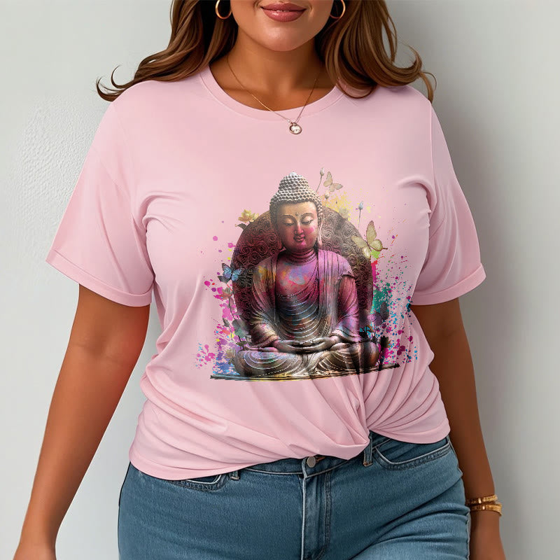 Koszulka Buddha Stones Motyl Medytacja Budda T-shirt - image 13