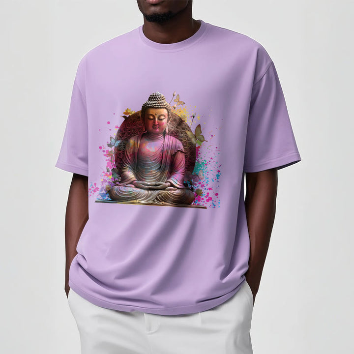 Koszulka Buddha Stones Motyl Medytacja Budda T-shirt - image 17