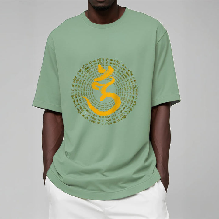 Buddha Stones 108 OM NAMAH SHIVAYA Mantra Sanskryt Tee - image 16