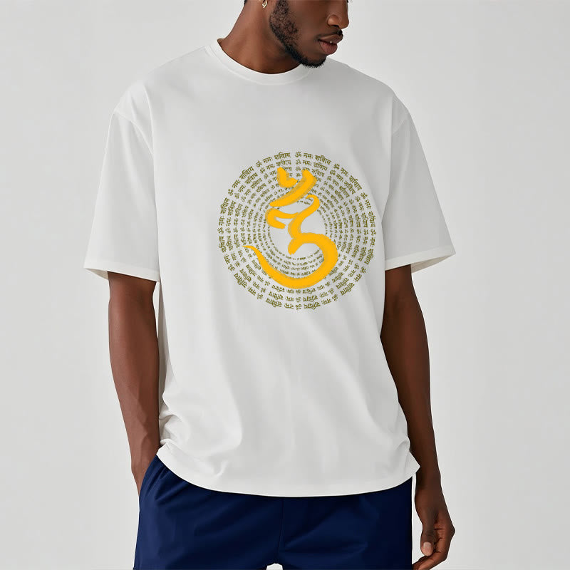 Buddha Stones 108 OM NAMAH SHIVAYA Mantra Sanskryt Tee - image 7