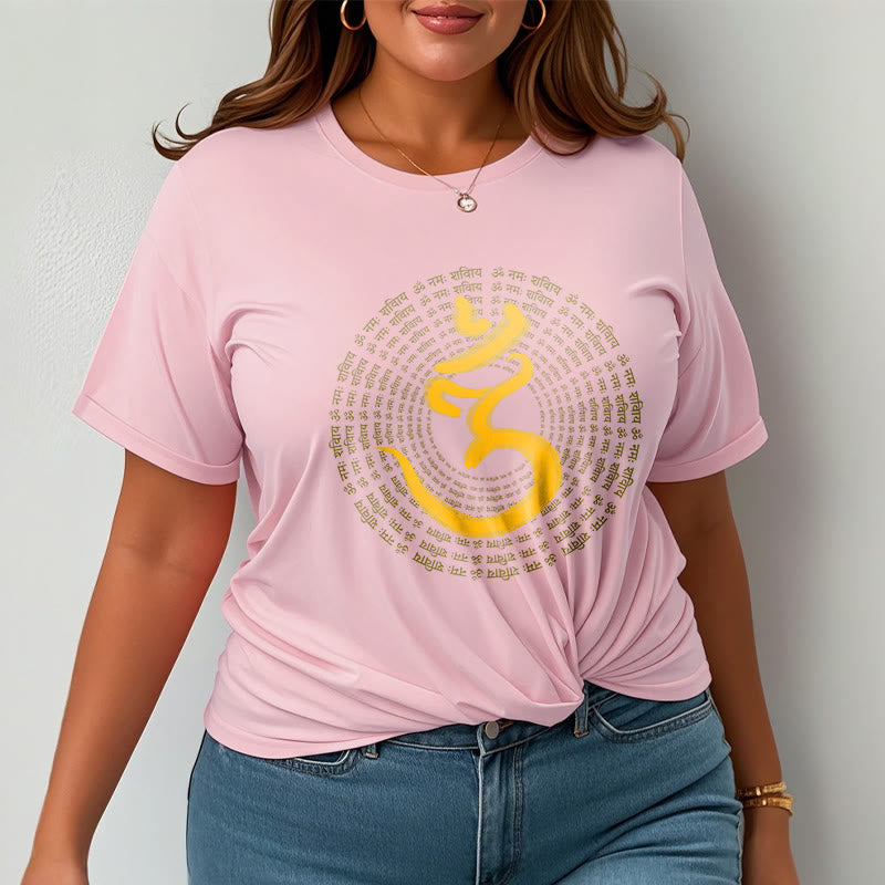 Buddha Stones 108 OM NAMAH SHIVAYA Mantra Sanskryt Tee - image 12