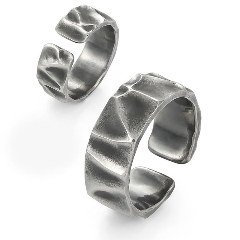 Pierścionek ochronny regulowany z Buddha Stones wykonany ze srebra próby 999 - image 11