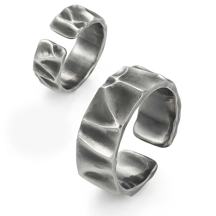 Pierścionek ochronny regulowany z Buddha Stones wykonany ze srebra próby 999 - image 11