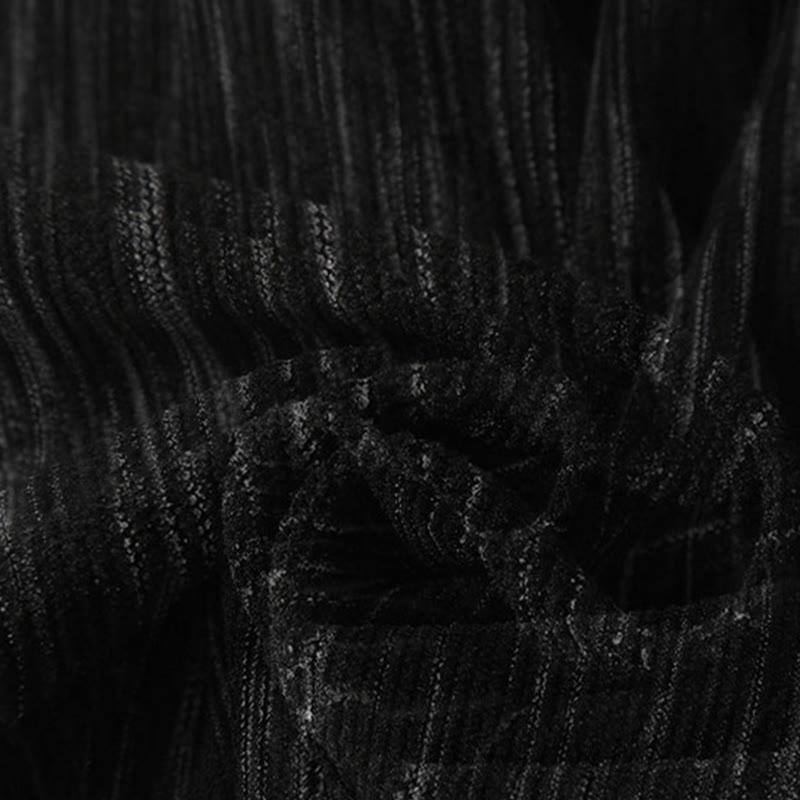 Buddha Stones PLUS SIZE Letnie spodnie męskie ze ściągaczem w jednolitym kolorze i prostymi nogawkami, z kieszeniami - image 11