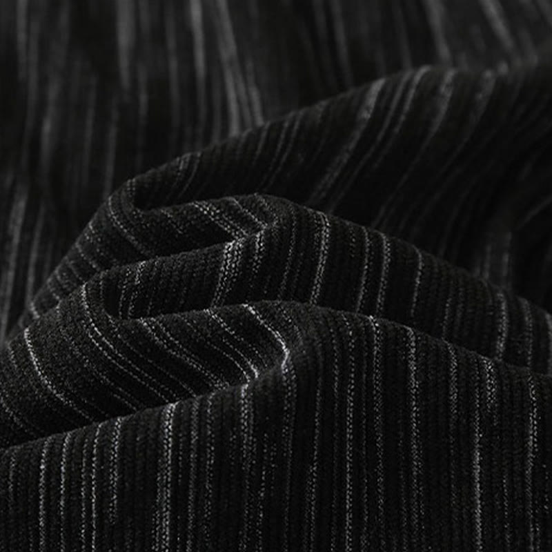 Buddha Stones PLUS SIZE Letnie spodnie męskie ze ściągaczem w jednolitym kolorze i prostymi nogawkami, z kieszeniami - image 10