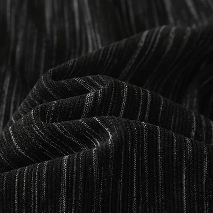 Buddha Stones PLUS SIZE Letnie spodnie męskie ze ściągaczem w jednolitym kolorze i prostymi nogawkami, z kieszeniami - image 10