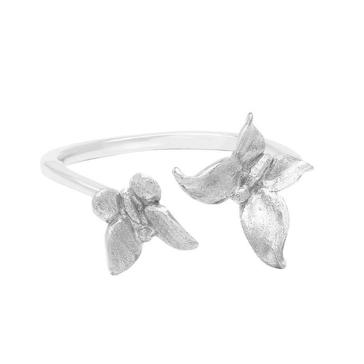 Pierścionek z motylem i Buddha Stones wykonany ze srebra próby 925 - image 11