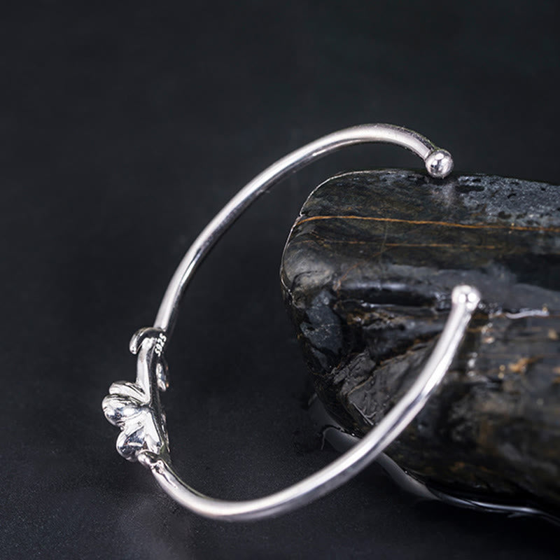 Bransoletka Buddha Stones 925 Srebro Sterlingowe Wiśnia Kwiat Szczęścia Bransoletka - image 8