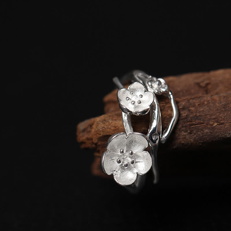 Pierścionek Balance z Buddha Stones próby 925 w kolorze śliwkowym - image 3