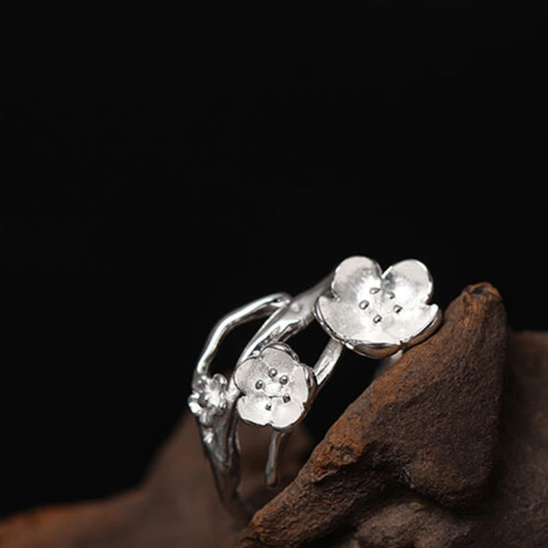 Pierścionek Balance z Buddha Stones próby 925 w kolorze śliwkowym - image 8