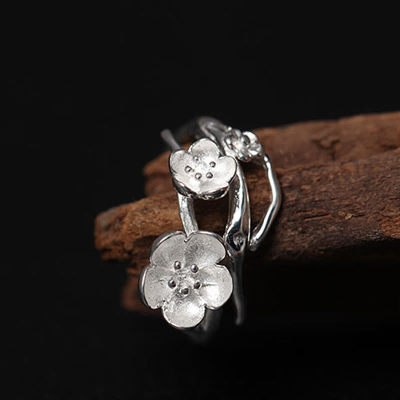 Pierścionek Balance z Buddha Stones próby 925 w kolorze śliwkowym - image 6