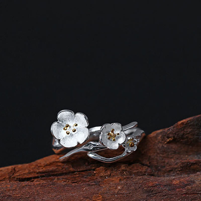 Pierścionek Balance z Buddha Stones próby 925 w kolorze śliwkowym - image 10