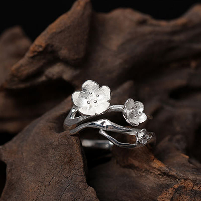 Pierścionek Balance z Buddha Stones próby 925 w kolorze śliwkowym - image 14