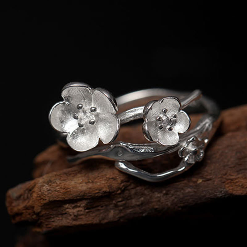 Pierścionek Balance z Buddha Stones próby 925 w kolorze śliwkowym - image 11