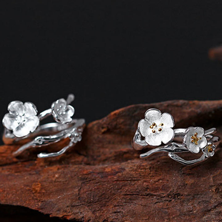 Pierścionek Balance z Buddha Stones próby 925 w kolorze śliwkowym - image 13