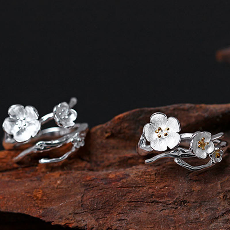 Pierścionek Balance z Buddha Stones próby 925 w kolorze śliwkowym - image 13