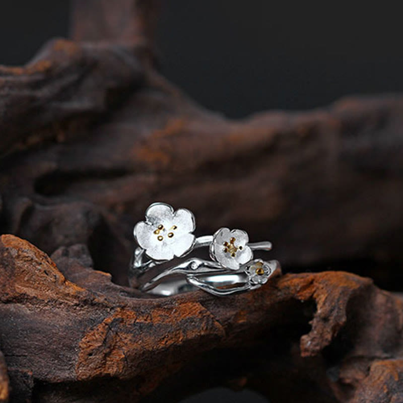 Pierścionek Balance z Buddha Stones próby 925 w kolorze śliwkowym - image 15