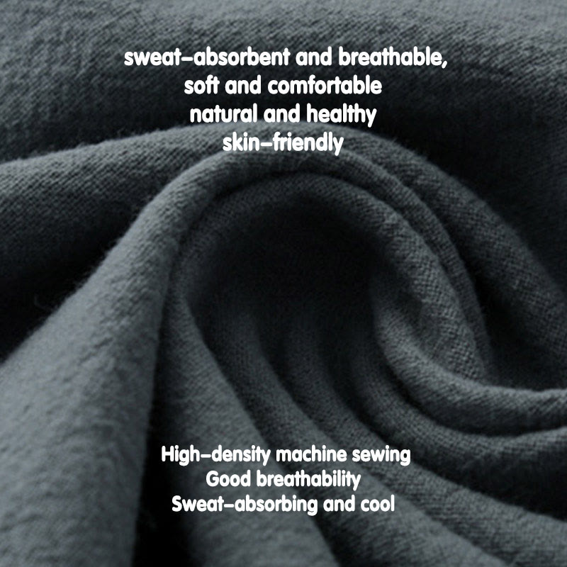 Koszula z długim rękawem i guzikiem w kształcie żaby z Buddha Stones, spodnie męskie, garnitur - image 8