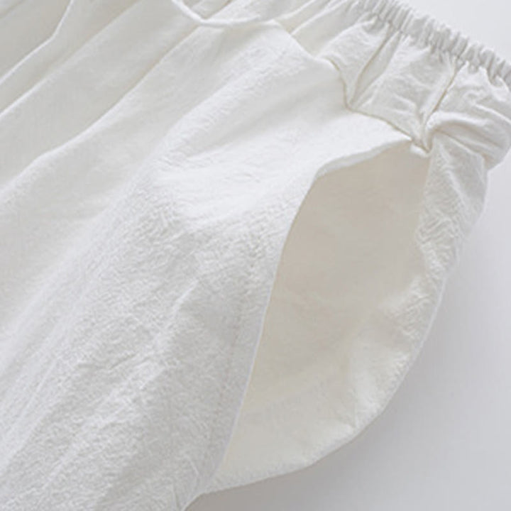 Buddha Stones Medytacja Żaba-Guzik Tang Długi Rękaw Koszula Spodnie Męski Garnitur - image 10