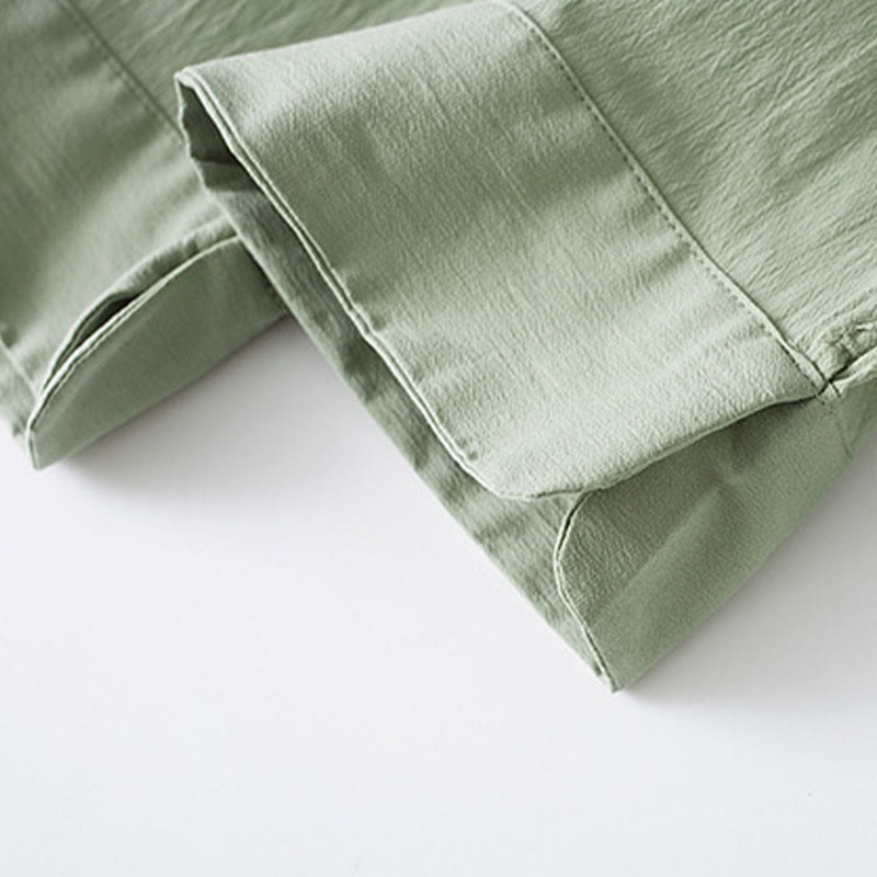 Koszula z trzema czwartymi rękawami i żabą z Buddha Stones, spodnie, garnitur męski - image 9