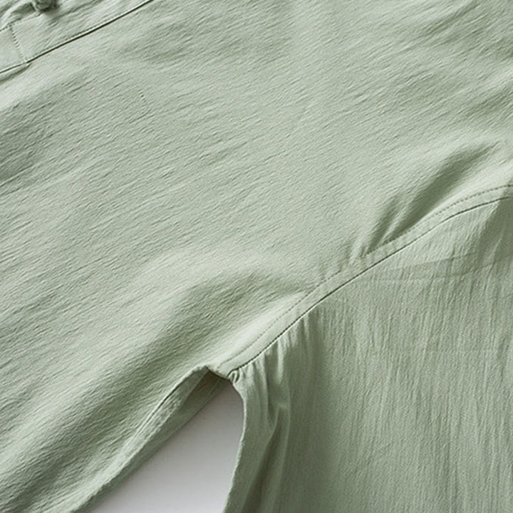 Koszula z trzema czwartymi rękawami i żabą z Buddha Stones, spodnie, garnitur męski - image 11