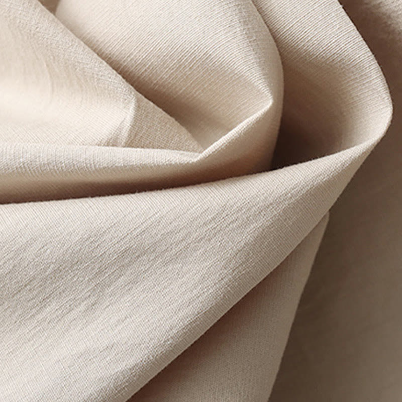 Buddha Stones Tang Żaba-Guzik Koszula z Rękawem Trzy Czwartym Szerokie Spodnie Bawełniano-Lenowy Garnitur Męski - image 8