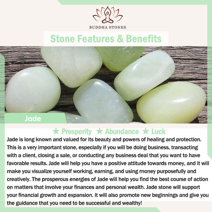 Buddha Stones 925 Srebro Sterlingowe Hetian Jade Kwiat Projekt Obfitość Szczęście