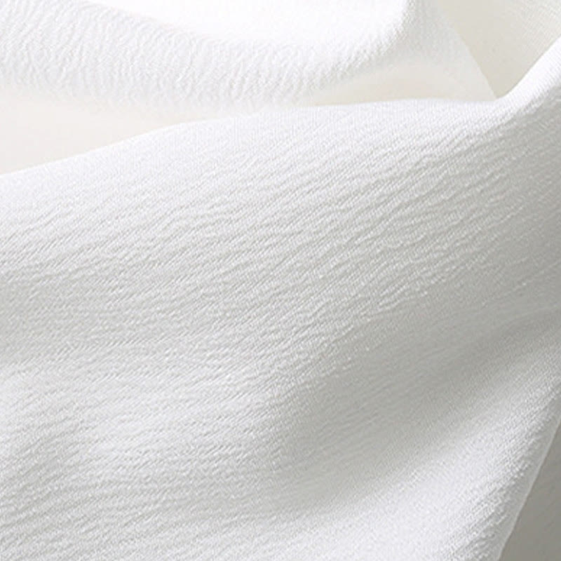 Koszula z krótkim rękawem i szerokimi nogawkami z Buddha Stones Tang, guziki, męski garnitur - image 5