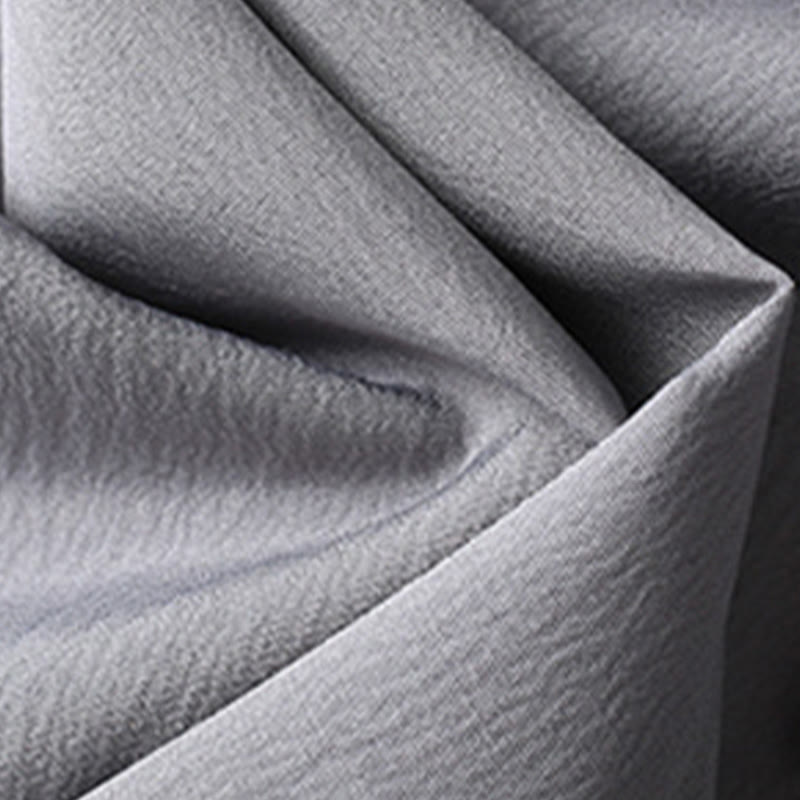 Koszula z krótkim rękawem i szerokimi nogawkami z Buddha Stones Tang, guziki, męski garnitur - image 7